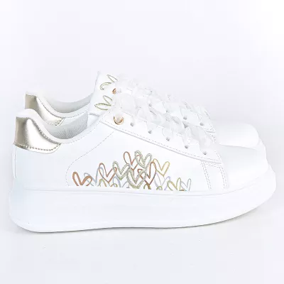 Baskets à Motifs Cœurs