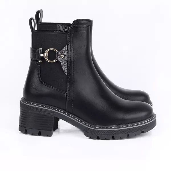 Bottines à Semelle Épaisse