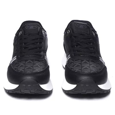 Baskets Noires Urban Style à Semelle Plateforme