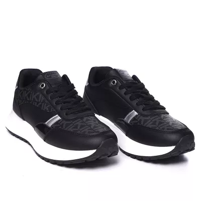 Baskets Noires Urban Style à Semelle Plateforme