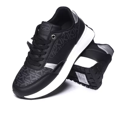 Baskets Noires Urban Style à Semelle Plateforme